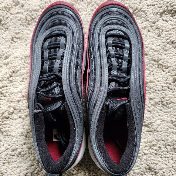 Nike Air Max 97 Red Black Anthracite Brand New Sz 6Y - Picture 5 of 8